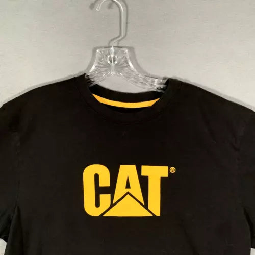 CAT Short Sleeve Logo T-Shirt | Comfortable Cotton Tee | Casual Everyday Wear