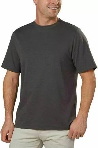 Kirkland Signature Men's Pima Cotton Tee Crew Neck Short Sleeve T-Shirt