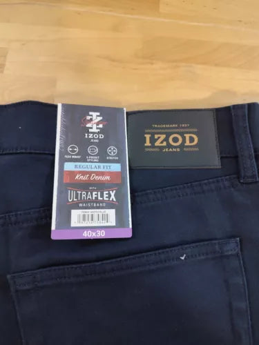 Izod Ultraflex Knit Denim Jeans: Men's Comfort and Style