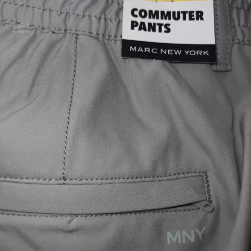 Marc NY Men’s Commuter Pant - Slim Fit, Stretch, Water-Resistant, Casual Performance Wear