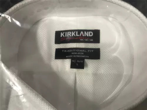 Kirkland Signature Men's Traditional Fit Non-Iron Dress Shirt