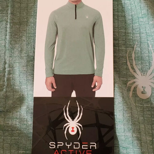 Spyder Men’s Long Sleeve Performance Tee - Lightweight Moisture-Wicking Shirt