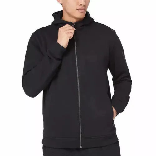 Kirkland Signature Men's Black Full Zip Hoodie Jacket