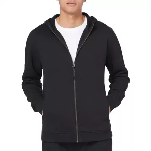 Kirkland Signature Men's Black Full Zip Hoodie Jacket