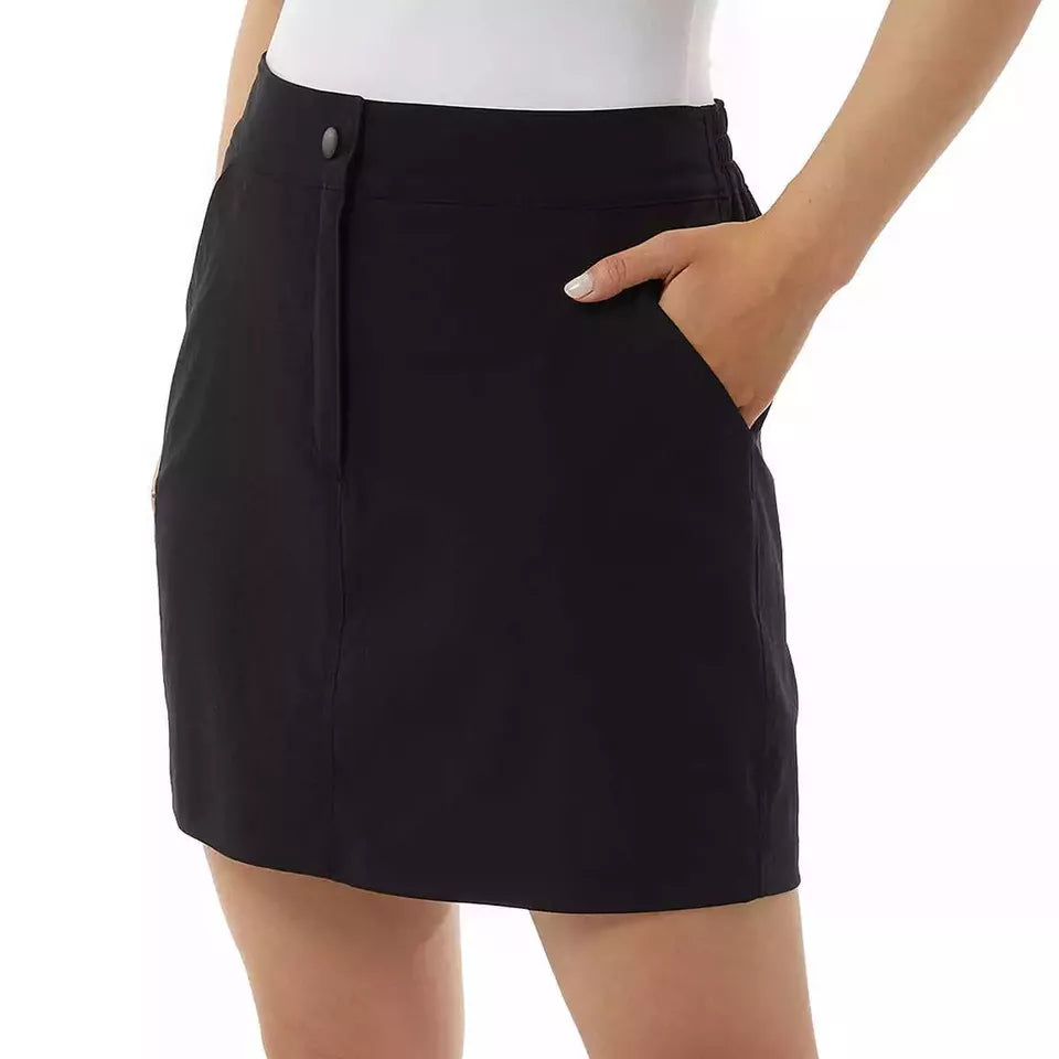 32 Degrees Ladies Tech Skort, Athletic Outdoor Skort for Hiking & Walking