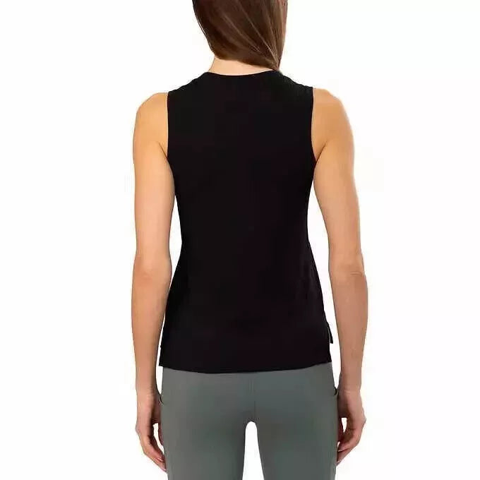 Tuff Athletics Women's Crew Neck Stretch Top - Comfortable Activewear for Performance