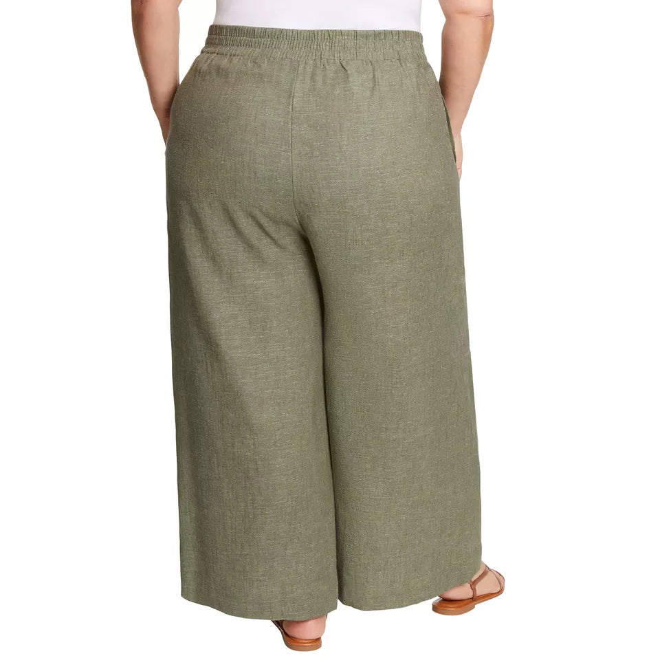 Ella Moss Women's Linen Blend Pants – Stylish & Comfortable Trousers for Casual Wear