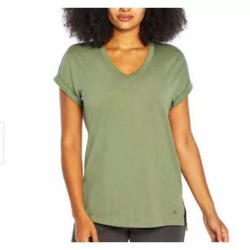 Banana Republic Women’s Roll Sleeve Tee Shirt – Casual Crew Neck Top, Size & Color Variety