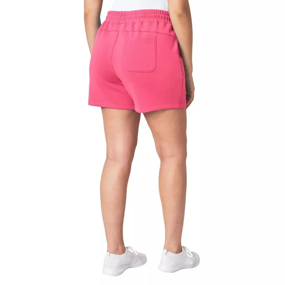 Mondetta Women's Midweight Ribbed Scuba Short - Comfortable & Stylish Activewear