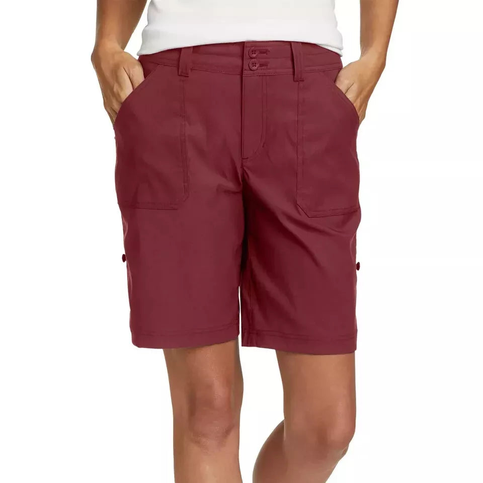 Eddie Bauer Women’s Stretch Bermuda Shorts, Rolled Hem