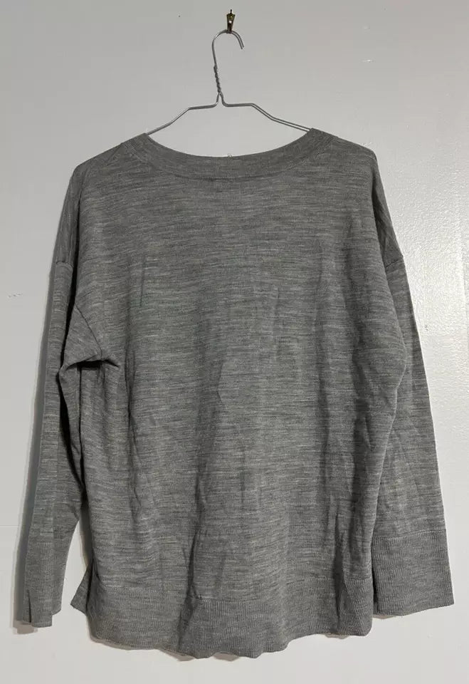 Banana Republic Women's 100% Merino Wool V-Neck Sweater - Soft, Warm & Stylish Pullover