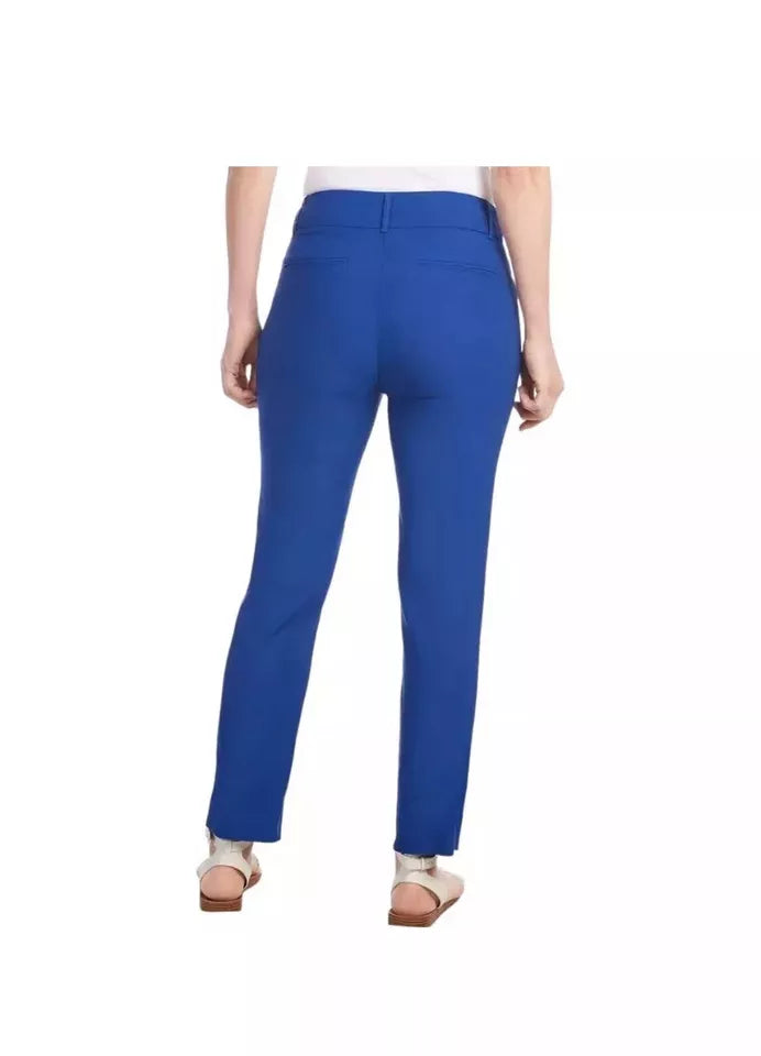 Hilary Radley Women's Mid-Rise Stretch Pull-On Ankle Pants for Comfort and Style