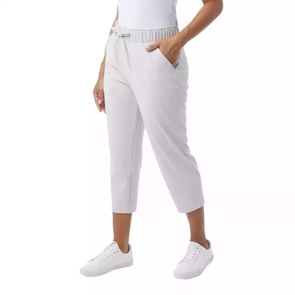 32 Degrees Women's Nylon Capri Pants | Lightweight & Breathable | Perfect for Activewear