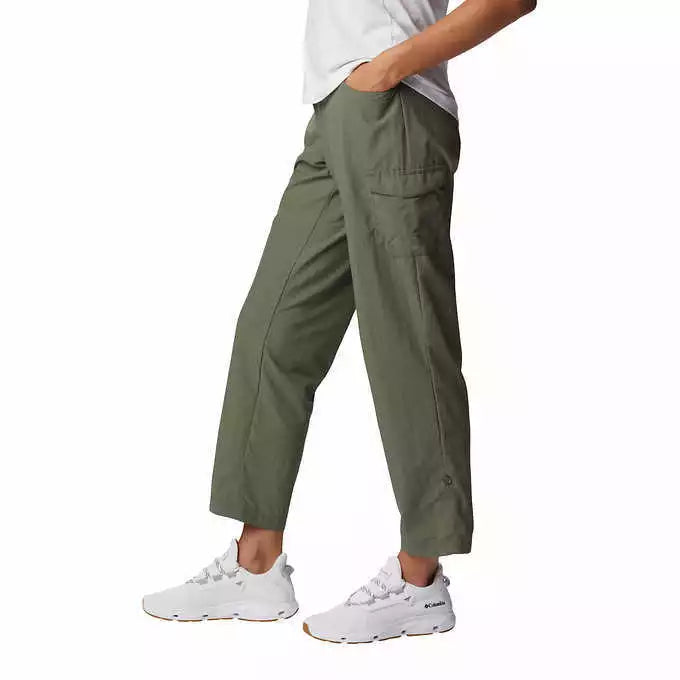 Women's Columbia Woodland Hills Roll Up Capri Pants - Nylon, Multiple Sizes Available