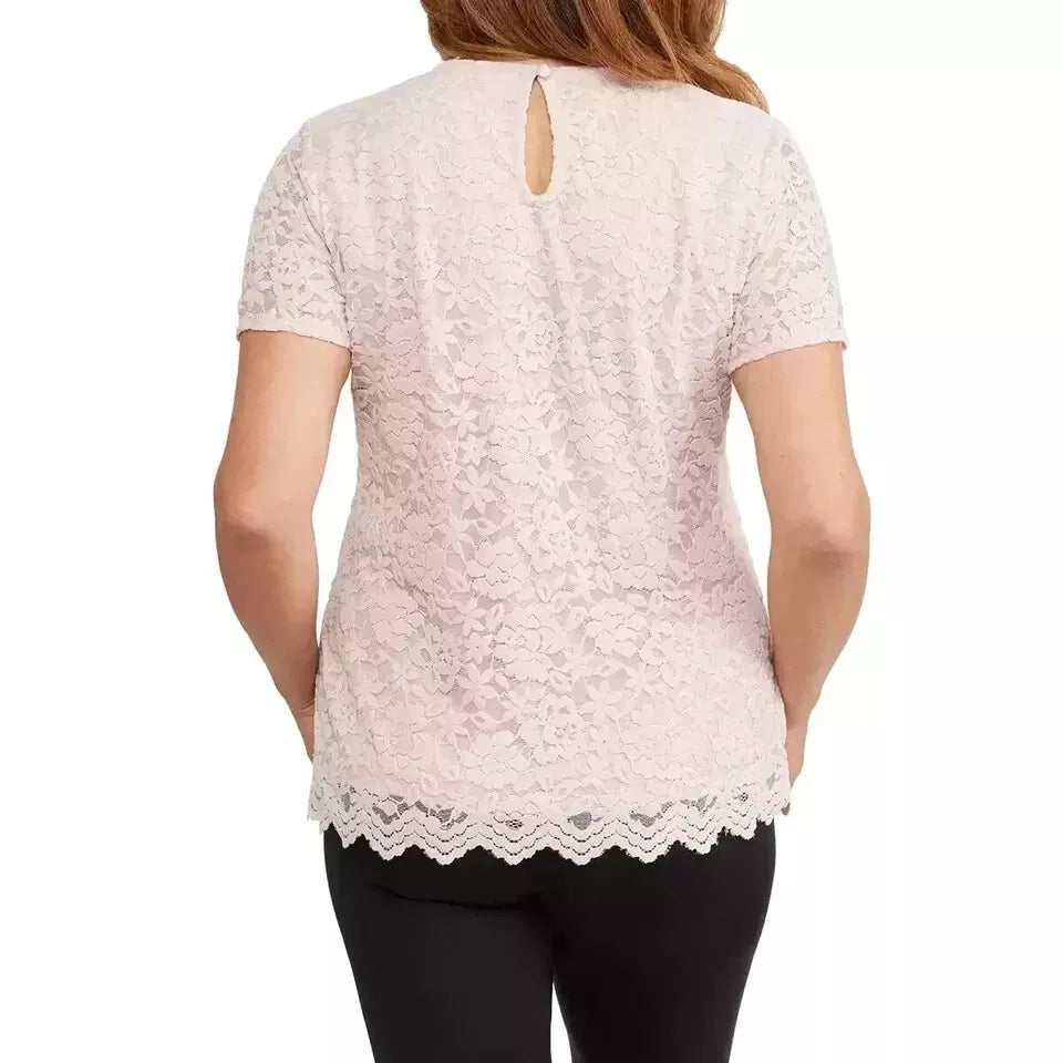 Teddi Rose Ladies' Floral Lace Top