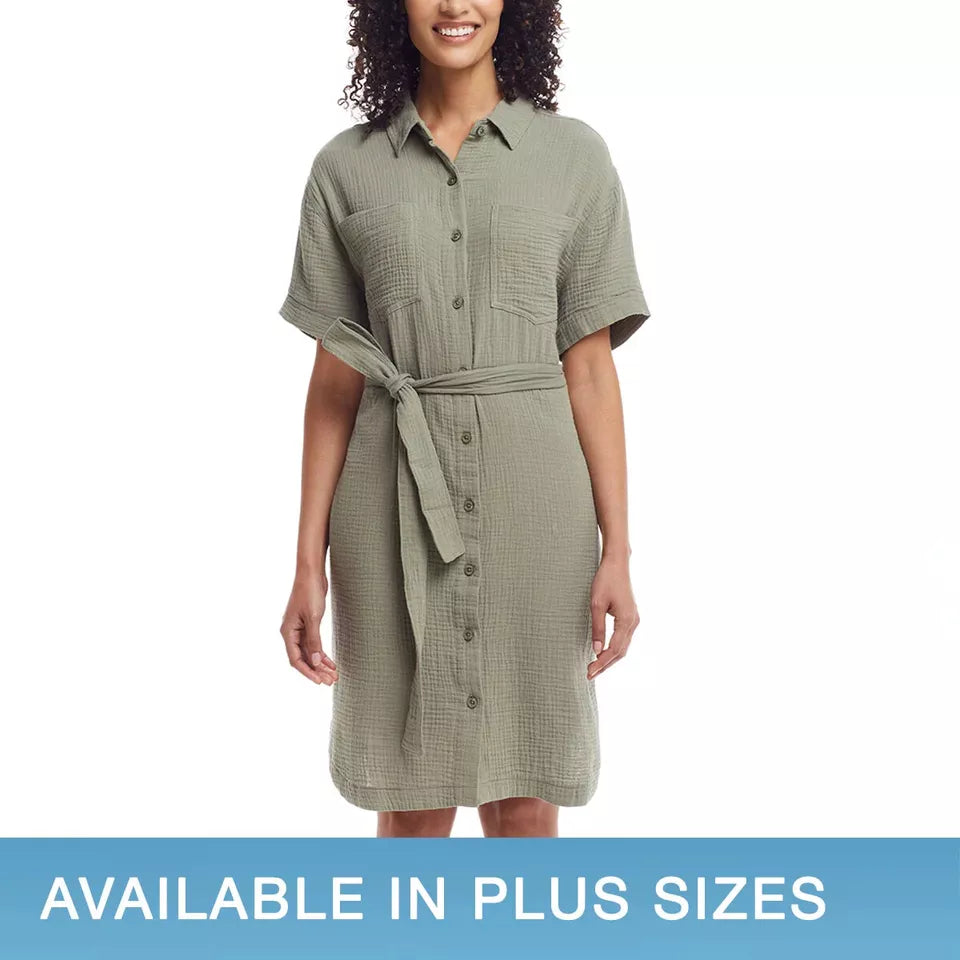 Weatherproof Vintage Ladies' Gauze Dress - Stylish and Versatile Summer Fashion