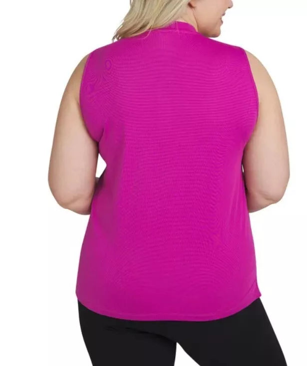 Lands' End Ladies' Active Quarter Zip Sleeveless Polo – Breathable, Lightweight & Comfortable