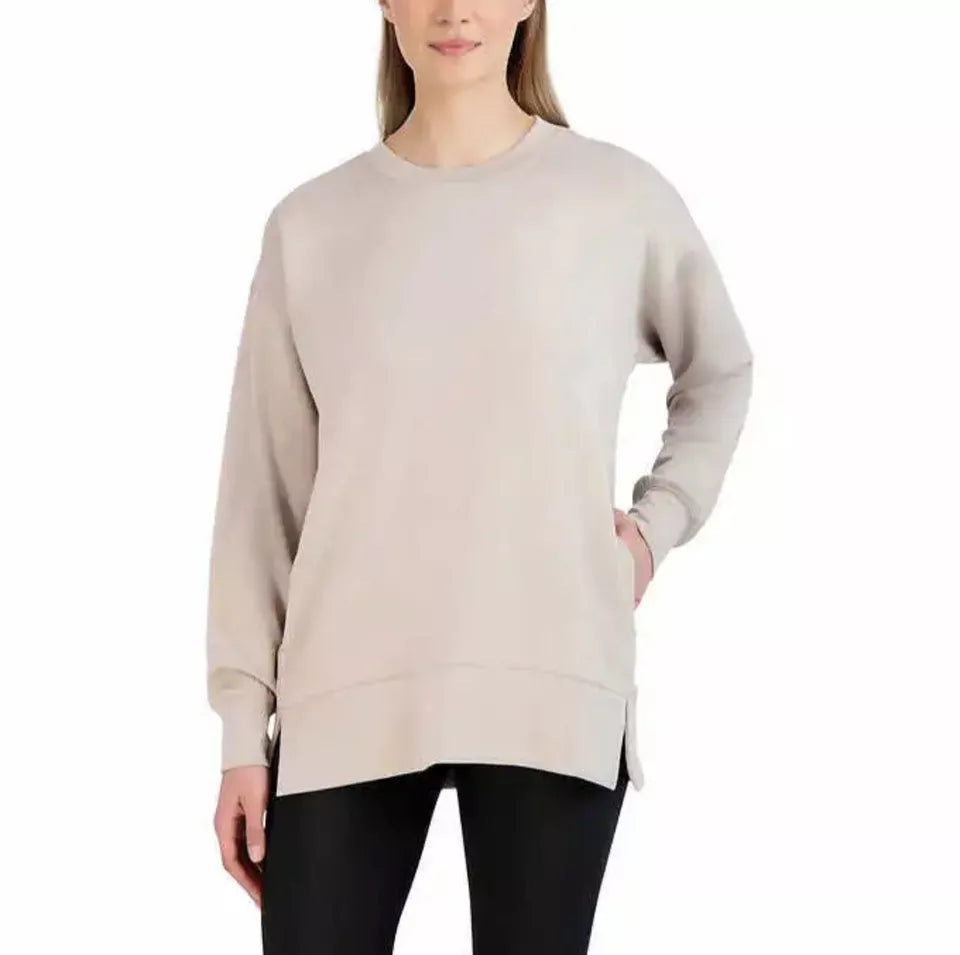 SAGE Ladies' Scuba Cozy Long Sleeve Top XL Tan Color