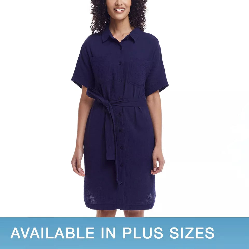 Weatherproof Vintage Ladies' Gauze Dress - Stylish and Versatile Summer Fashion