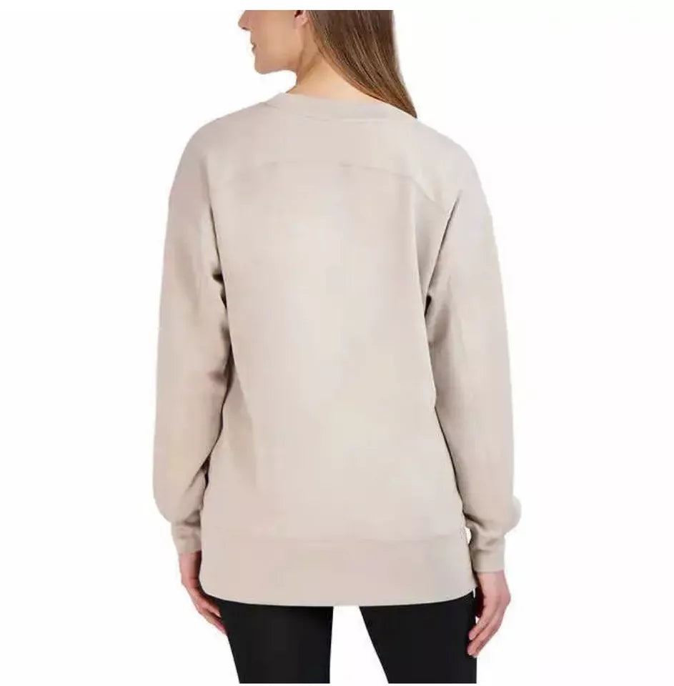 SAGE Ladies' Scuba Cozy Long Sleeve Top XL Tan Color