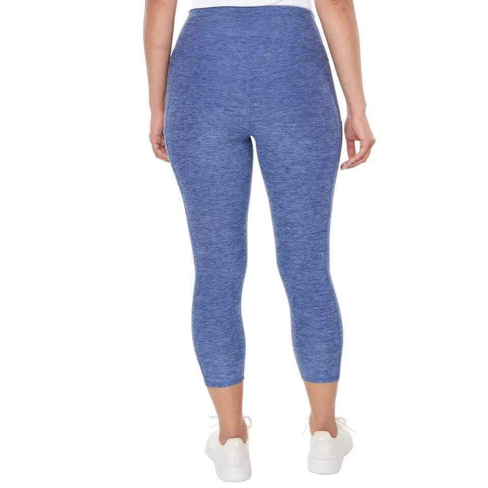 Kirkland Signature Ladies' Brushed Capri Legging - Soft, Stretchy & Stylish Capri Pants for Women