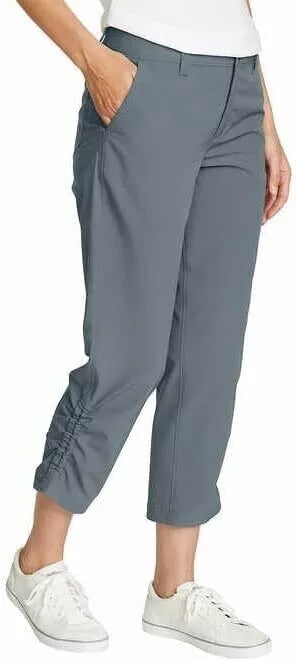 Eddie Bauer Women's Ripstop Crop Capri Pants with Cargo Pockets