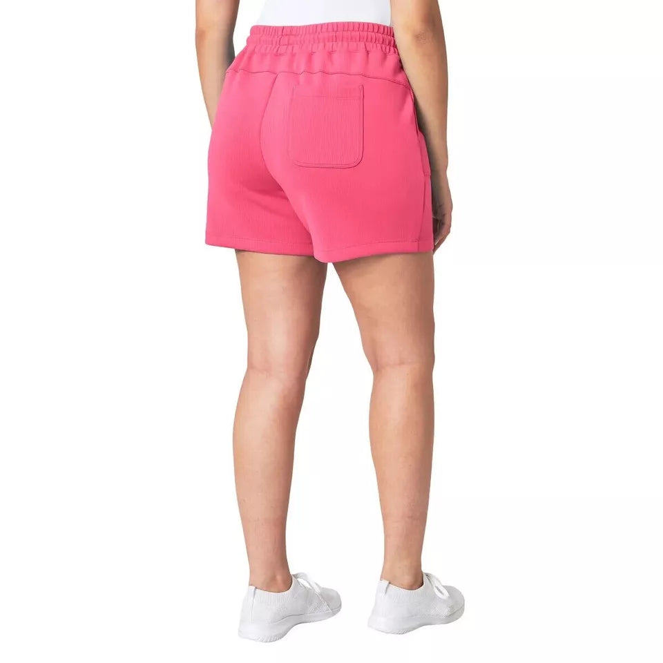 Mondetta Women's Midweight Ribbed Scuba Active Shorts