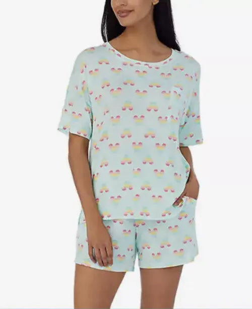 Disney Mickey Mouse Pajama Set - Short Sleeved Top and Shorts