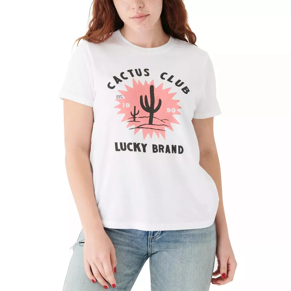 Lucky Brand Women's Graphic Crewneck T-Shirt - Stylish Casual Wear