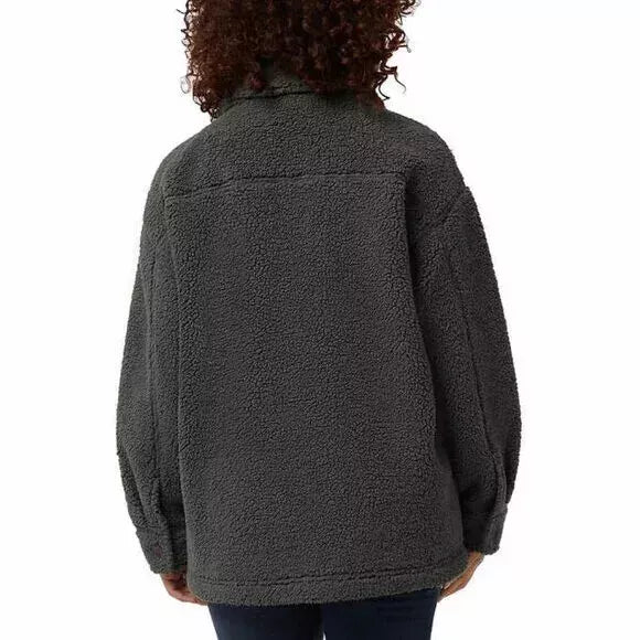 32 Degrees Women's Cozy Long Sleeve Shirt - Gray - Soft & Comfortable