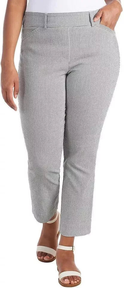 Hilary Radley Women’s Mid-Rise Stretch Pull-On Ankle Pant – Comfortable & Stylish Everyday Wear