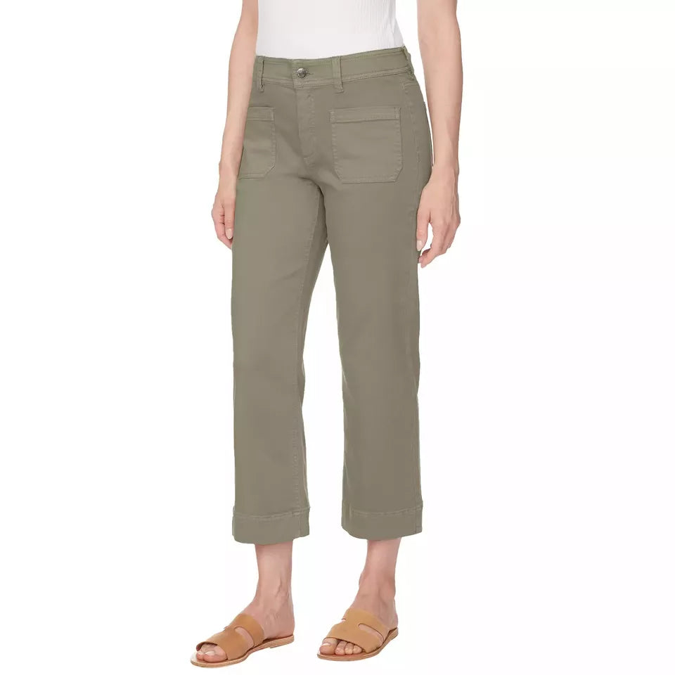 Buffalo Women's High-Rise Brigette Soft Stretch Crop Pants - Comfortable & Stylish Fit