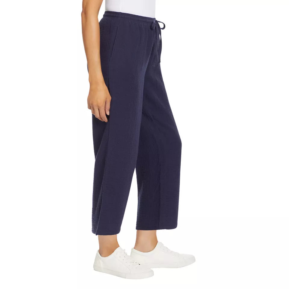 Jessica Simpson Women's Gauze Ankle Pants – Lightweight, Stylish, Comfortable