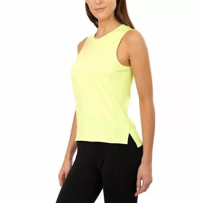 Tuff Athletics Women's Crew Neck Stretch Top - Comfortable Activewear for Performance