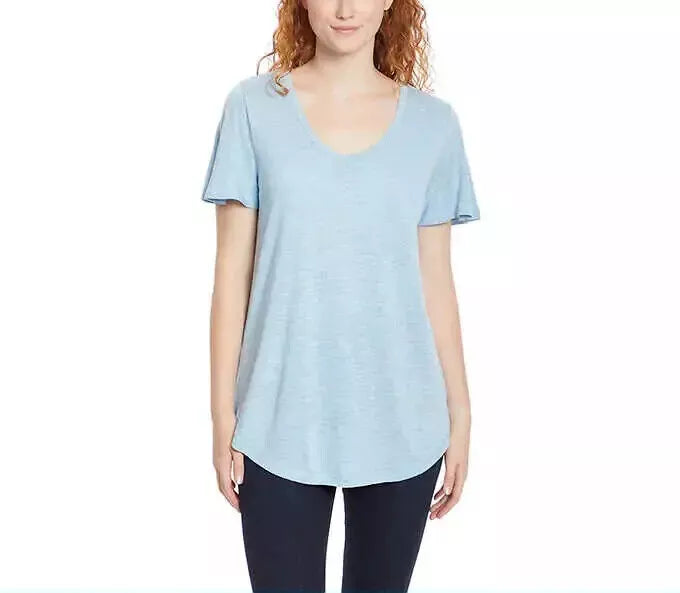 Jessica Simpson Ladies' Flutter Sleeve Tee - Soft and Stylish Women's Casual Top