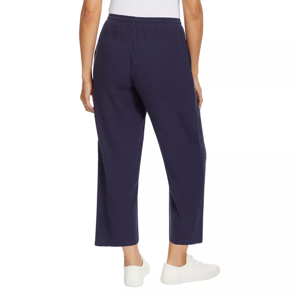 Jessica Simpson Women's Gauze Ankle Pants – Lightweight, Stylish, Comfortable